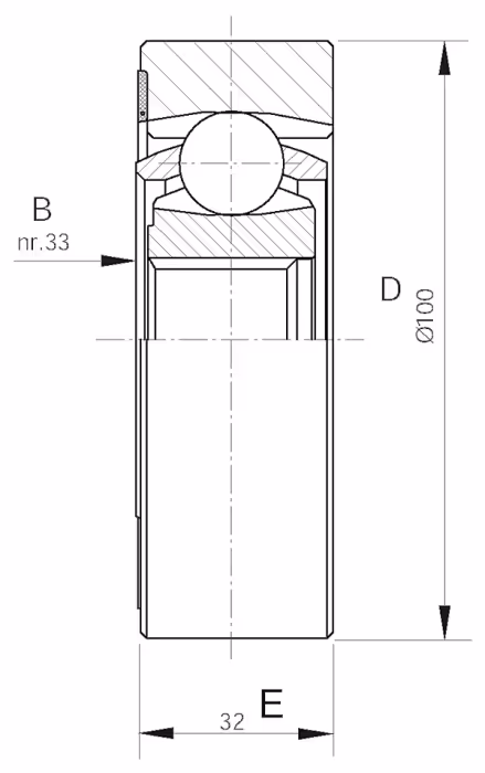 Gleichlaufgelenk innen Audi A6 2.4